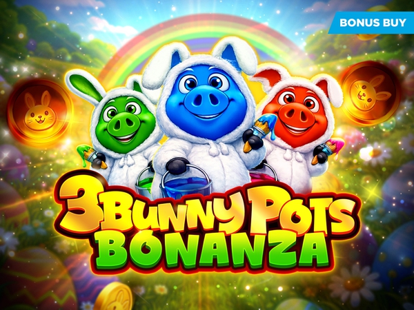 3 Bunny Pots Bonanza